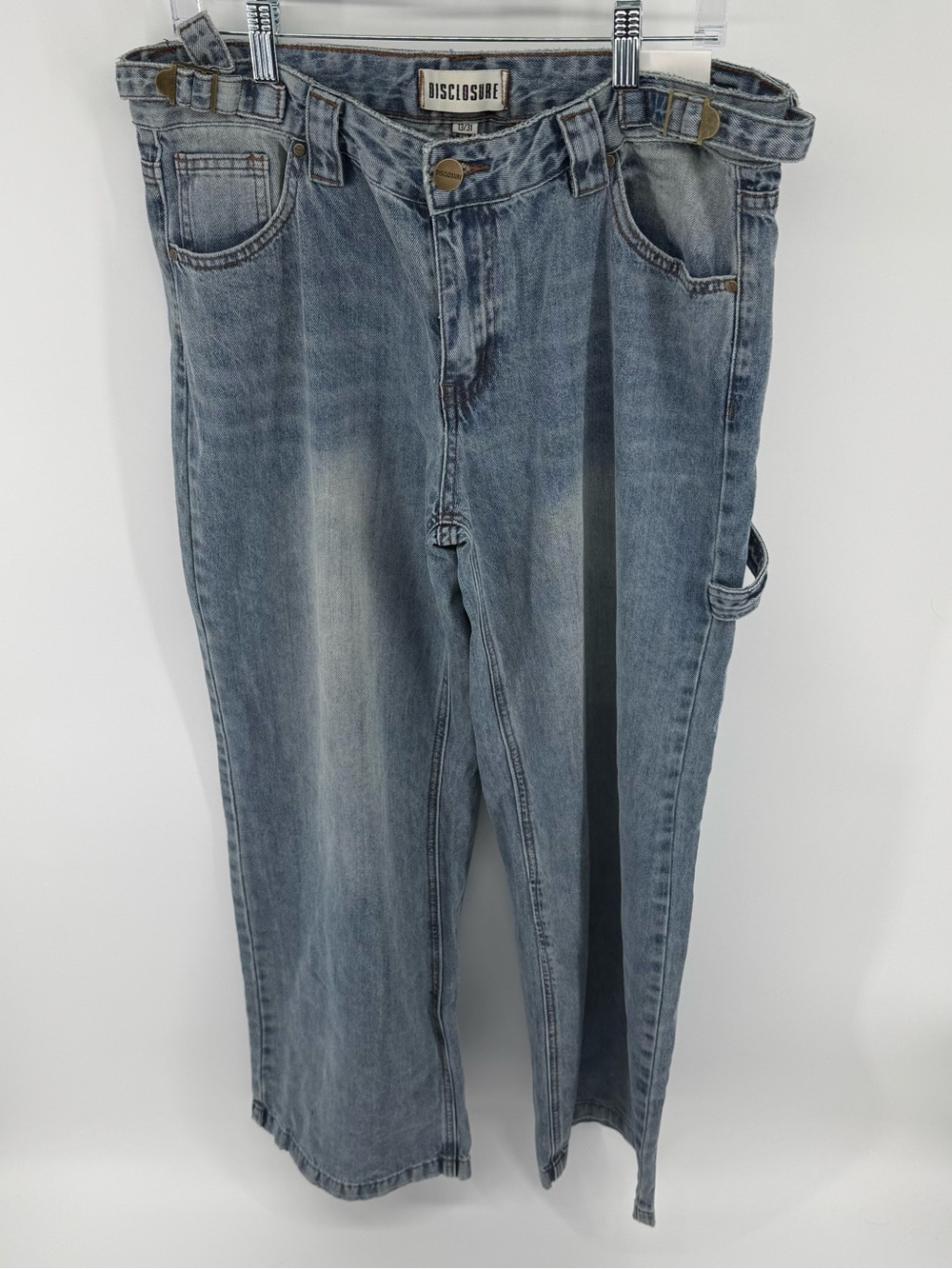 NWT‎ Disclosure Light Wash Wide Leg Denim Jeans